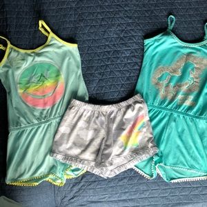 Girls Justice pajamas size 10